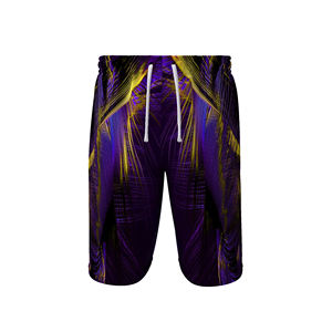 กางเกงขาสั้นเล่นยิมของผู้ชายกางเกงขาสั้นพิมพ์ซับลิเมชันลำลองสำหรับวิ่งบาสเก็ตบอลตาข่ายปรับแต่งโลโก้ได้ตามต้องการ - Product Image 3