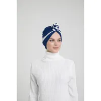 Luxusmarke Unter schal mit Rose Dekor Hochwertige Motorhauben schals und Wraps Muslim Hijab für Frauen Kopfschmuck Reifen Kopf bedeckung