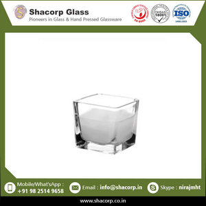 Indian Exporter Of Handmade <b>Square</b> Glass Votive At Wholesale Price - Product Image 3