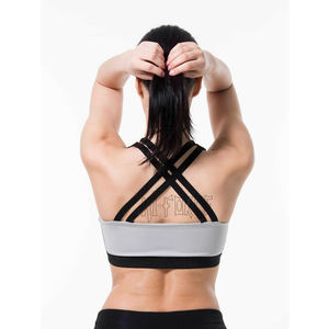 Sujetador deportivo sin costuras de alto soporte para mujer, gimnasio acolchado sin costuras, entrenamiento de alto impacto, Fitness, Yoga, Sujetador deportivo de talla grande - Product Image 4