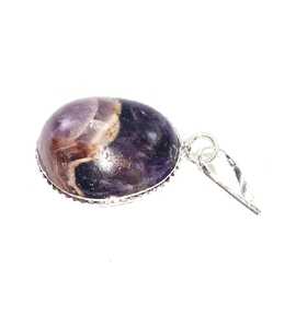 Top Quality Stone <b>Pendant</b> Chevron <b>Amethyst</b> Tumbled Pebbel Healing Stone <b>Pendant</b> Crystal Tumbled Gemstone Necklace Wholesaler - Product Image 2