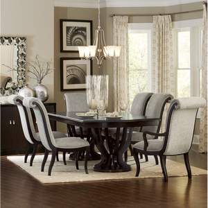 Meubles de salle à manger en bois massif, ensemble Antique de Style moderne de haute qualité - Product Image 3