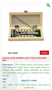 Boîtier de montre en bois, ouvreur, Type jasha, outils pour la fabrication de montres - Product Image 2