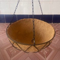 Vietnam Traditionelle Coco Kokos Töpfe Korb Mit Coco Liner Coconut Coir Anbau Gemüse Palm Blumentopf