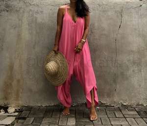 Simplee — combinaisons d'été vintage pour femmes, sans manches, décontractée, stylée, combinaisons pour dames, 2019 - Product Image 1