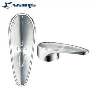 Maniglia del rubinetto della doccia del rubinetto dell'acqua del bacino della maniglia del rubinetto di cristallo della lega di zinco su misura contemporanea