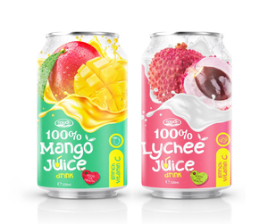 ISO GMP 330ml 100% Healthy Mango Juice 100% Fruit Juice Free Sample Fruit Juice Manufacturer OEM - Product Image 1