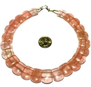Collier de perles de quartz rose Style classique forme fantaisie pierres précieuses en vrac prix de gros naturel de haute qualité par brin mode - Product Image 1