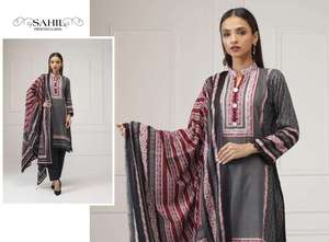 Traje de césped de shalwar kameez para mujer, traje de diseño paquistaní e indio impresionante, ropa de fiesta informal, salwar - Product Image 3