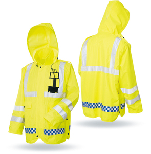 Quality Reflective Safety Motorcycle Jacket Waterproof Raincoat High Visibility Riding Jacket Men Wholesale OEM - Product Image 3