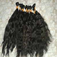 Ekstensi Rambut Manusia Remy Virgin Berkualitas Tinggi 30-Inci, Jahitan Ganda Mesin, Gelombang India, OEM Bebas Bahan Kimia, Semua Warna