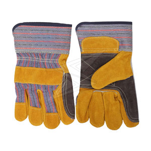 Guantes de seguridad para trabajo, guantes de cuero para mano, industriales, alta calidad, constructor de construcción, agricultura, jardinería - Product Image 5