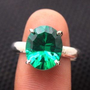 Bague de bijoux en argent sterling 925, nouvelle collection spéciale, morganite, améthyste, rubis, émeraude, bleu, saphir, fait à la main - Product Image 2