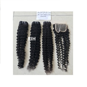 Perruque Lace Closure wig body wave naturelle, cheveux bouclés vierges, cheveux humains vierges, 4x4, prix de gros, bouclés, 12A, prix en gros - Product Image 1