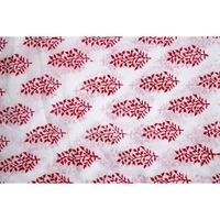 Tissu à imprimés blocs à la main 1 pièce, Textile et robes, étoffe en coton indien par cour, tissu à motifs floraux pour la maison