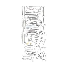 ชุดเครื่องมือผ่าตัดหัวใจและหลอดเลือด 109 ชิ้น สำหรับการผ่าตัดหัวใจแบบเปิด ทำจากสแตนเลสอย่างดี - Product Image 1