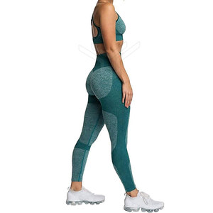 Conjunto de mallas de Yoga sin costuras para mujer, conjunto de entrenamiento activo Popular para gimnasio, ropa de Fitness, conjunto de Yoga para mujer, gran oferta - Product Image 5
