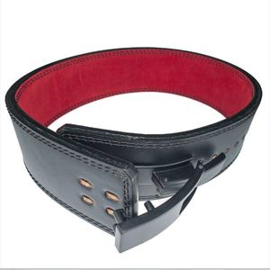Genuine Leather Top Grain Weightlifting Heavy Duty <b>Powerlifting</b> Lever <b>Belt</b> Custom logo Weightlifting Lever Buckle <b>Belt</b> Wholesale - Product Image 2