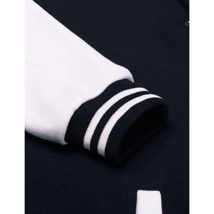 <b>Men</b>’s Varsity Windproof Windbreaker Jacket, <b>Long</b> Sleeve Lightweight Outdoor <b>Coat</b> for Casual Streetwear Sports and Travel - Product Image 5