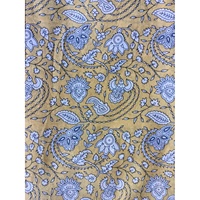 Tissu en coton artisanal imprimé au bloc, idéal pour la confection de vêtements, sacs, accessoires de literie et articles de maison – Vente en gros