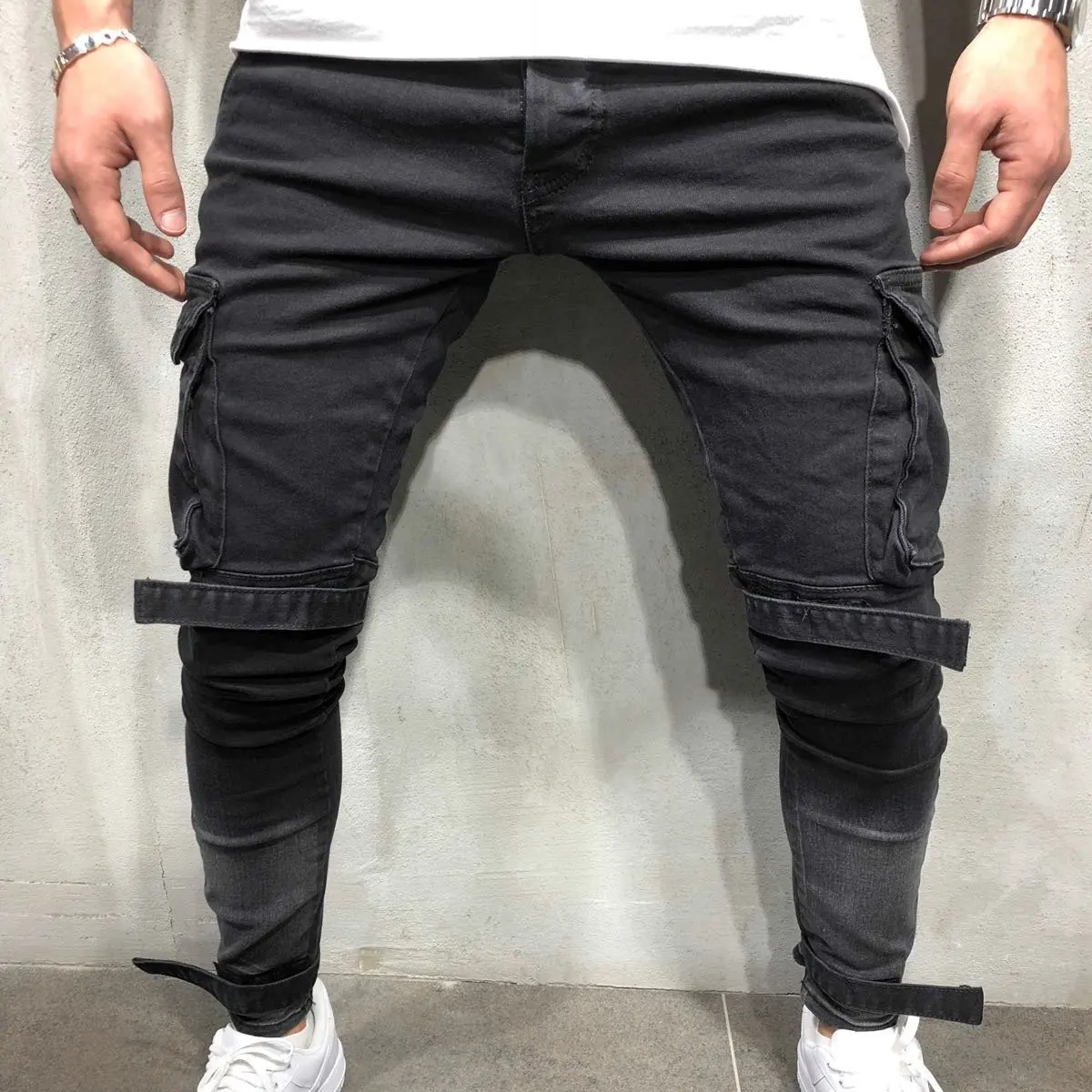 High Street Herren Drops hip stilvolle benutzer definierte super dünne Pent Denim Jeans neues Modell Jeans für Mann Pantalon Homme Jeans Hosen Männer