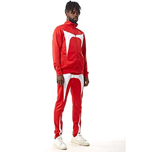 Combinaison de sport deux pièces pour homme, Logo personnalisé, vêtements actifs, fermeture éclair sur le devant, survêtement coupe cintrée, combinaison Spider Venom - Product Image 3