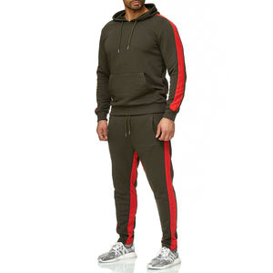 Survêtement de fitness unisexe en coton de haute qualité Survêtement de jogging grande taille pour hommes Broderie personnalisée Motif solide Logo imprimé personnalisé - Product Image 4