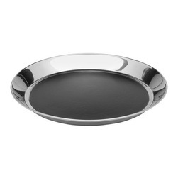 Best Quality <b>Round</b> Stainless Steel <b>Tray</b> Home Decorative Best Grade Customized <b>Serving</b> <b>Tray</b> for Kitchen Use - Product Image 3