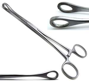 คีมจับฟองน้ำ FOERSTER คุณภาพสูง ผลิตจากเหล็กกล้าไร้สนิมทางการแพทย์ เครื่องมือผ่าตัด ได้รับการรับรองมาตรฐาน CE ระดับ II - Product Image 4