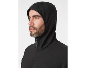 2021 vente en gros personnalisé coton polaire Baseball veste pour hommes col montant Letterman vierge à capuche veste avec Logo personnalisé - Product Image 4