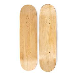 ที่มีคุณภาพสูงแคนาดาเมเปิ้ลที่กำหนดเองOEMว่างเปล่าสเก็ตบอร์ดดาดฟ้าสำหรับขาย - Product Image 1