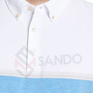 เสื้อโปโลกอล์ฟของผู้ชายเสื้อโปโลแบบลำลองแขนสั้นป้องกันริ้วรอยออกแบบได้ตามต้องการ - Product Image 4