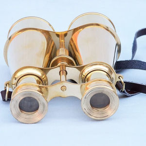 Jumelles en laiton massif du capitaine nautique Hampton, 6 ", laiton par calvin artisanat - Product Image 1