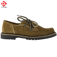 Chaussures brodées bavaroises allemandes Bottes en cuir décontractées avec broderie Oktoberfest Style Trachten Lederhosen