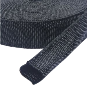 Manguito de abrasión PP negro personalizado para mangueras hidráulicas Manguito de protección contra explosiones de manguera de superficie lisa - Product Image 2