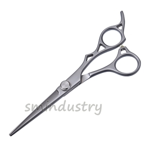 Ciseaux de coiffure professionnels en acier inoxydable, ciseaux à effiler droits faits à la main, logo personnalisé pour salon de coiffure (sm) - Product Image 5