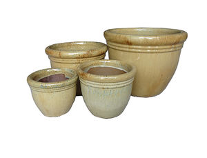 Grands pots à plantes en argile noire, pots géants de conception artisanale, décoration de jardin d'extérieur, motif de pot de fleurs, succulentes, pépinière de fleurs - Product Image 4