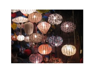 Linternas de seda tradicional de Vietnam para Año Nuevo, datos dorados de 84, 896436456 y 99 - Product Image 5