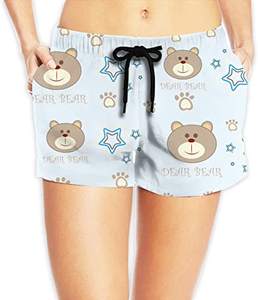 Pantalones cortos elásticos de cintura alta para mujer, de tela tejida personalizada, para verano e invierno - Product Image 5