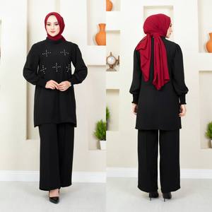 อาบายาคาฟตานเสื้อผ้าอิสลามสำหรับผู้หญิง,เสื้อคลุมกิโมโนสไตล์ดูไบอาหรับมุสลิมแฟชั่นอิสลามชุดเดรสเรียบง่ายคุณภาพสูงจากตุรกีสำหรับฤดูกาลใหม่ - Product Image 2