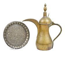 พรีเมี่ยมที่มีคุณภาพทนทานทองเหลืองหม้อกาแฟ Dallah สำหรับพระราชครัวดู - Product Image 6