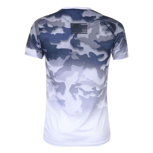 2025 hommes Gym Fitness décontracté à manches courtes T-Shirt Logo personnalisé impression coton Jersey solide motif conception 100% coton dernier - Product Image 5