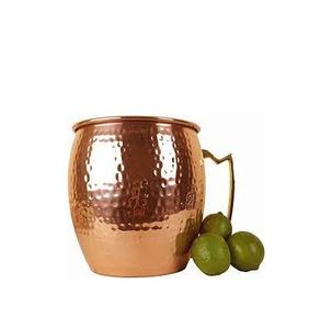 Taza de cobre con estilo, vaso de cobre pulido hecho a mano y tamaño personalizado, pieza de diseño simple para pulido hecho a mano y precio bajo - Product Image 1