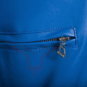 <b>Men's</b> Slim Fit High Quality Leather <b>Jacket</b> New Arrival Fashionable Hooded Stand Collar for Winter and Spring Canvas Fabric - Product Image 5