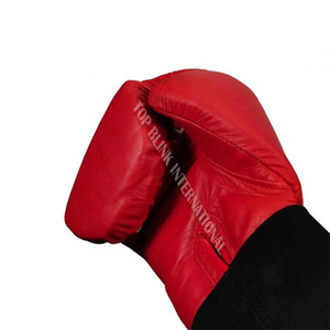 Guantes de boxeo impresos de cuero para niños de 12oz hechos a medida para gimnasio en casa Kick Boxing y entrenamiento de MMA - Product Image 3