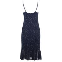 Robes de soirée/du soir pour femmes de haute qualité, coupe trapèze, longueur cheville, doublées, sans manches, col en V, boutonnées, en mousseline, imprimé floral