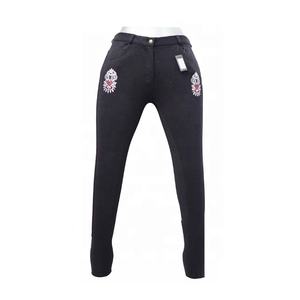 Pantalon d'équitation durable avec les produits de détail brodés de cheval - Product Image 1