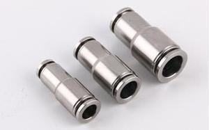4mm 6mm 8mm 10mm 12mm OD accesorio neumático de acero inoxidable un toque línea recta Push Connect Union manguera tubo un toque <span class=keywords><strong>PUC</strong></span> - Product Image 5
