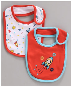 Baberos de algodón para bebé, bandana ajustable - Product Image 1