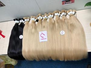 ผมต่อแบบเรมี่แท้ 100% คุณภาพสูง จัดเรียงเกล็ดผมตามธรรมชาติ สีเทาธรรมชาติ เนียนตรงแบบไหม น้ำหนัก 100 กรัม จากเวียดนาม - Product Image 2